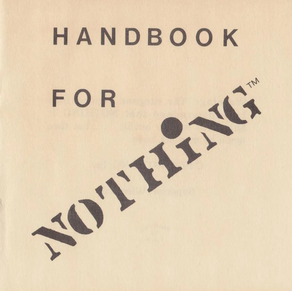 Handbook for Nothing Cover
